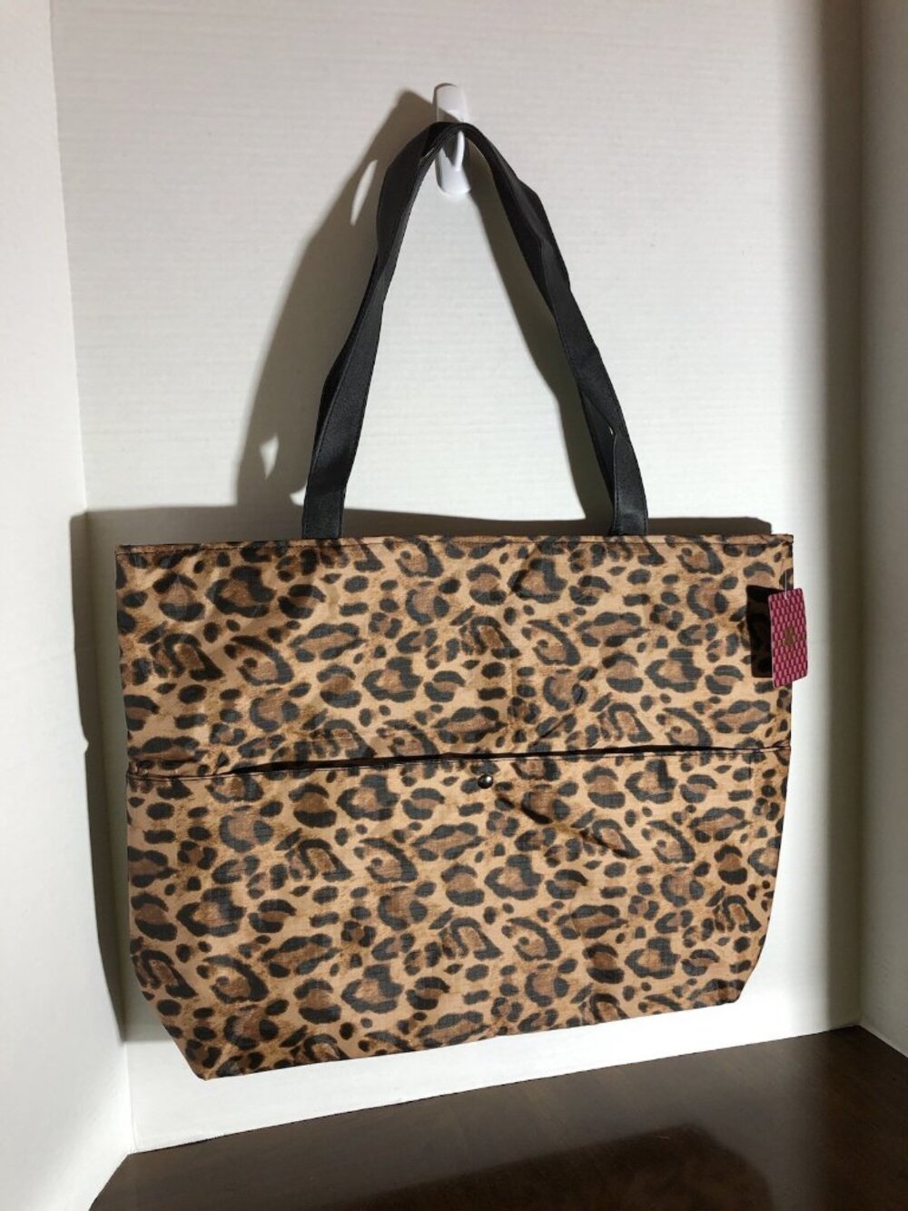 Alfa Bag Tote With A Leopard Print 15” x 21”
